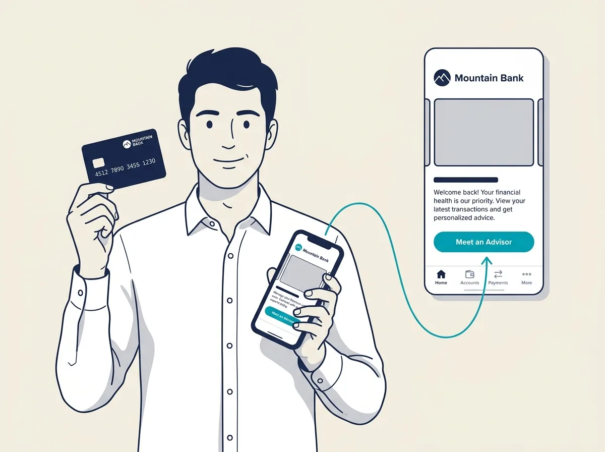 Financial services digital client links